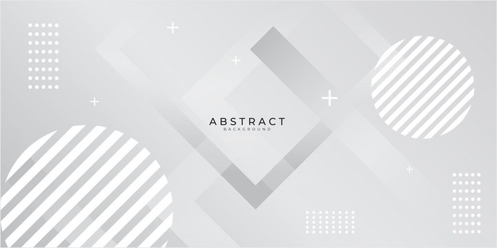 White memphis element dots pattern triangle abstract background with modern corporate and business concept 
