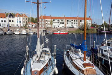 Canvas Print - Binnenhafen in Middelburg