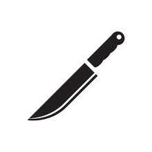 Knife Icon Design Vector Logo Template EPS 10