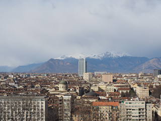 Wall Mural - Aerial view of Turin