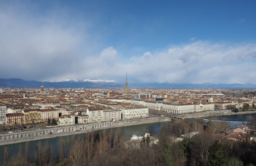 Wall Mural - Aerial view of Turin