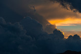 Fototapeta Na ścianę - Dramatic colorful clouds during sunset