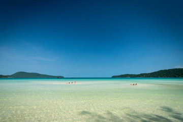 Wall Mural - Saracen Bay beach in Koh Rong Samloen island in Cambodia