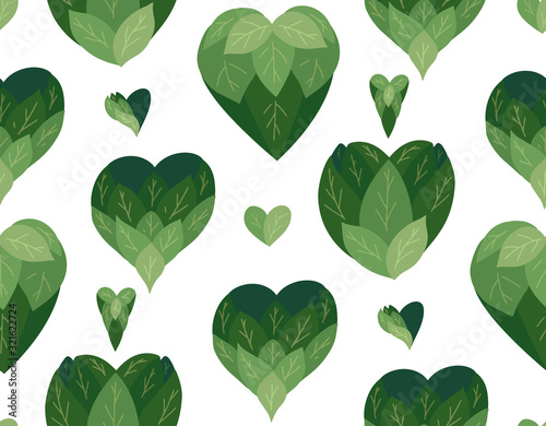 seamless-flat-pattern-with-doodle-hearts-from-leaves-on-a-white-background-natural-love-save-nature-vector-eco-texture-for-wallpapers-fabrics-and-your-creativity