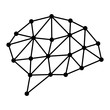 © fotohansel - gz717 GrafikZeichnung - german - Verbindung, Ideenfindung, Logik, menschliches Gehirn Symbol - english - connection, brainstorming, logic, human brain icon. - simple template - square xxl g9019