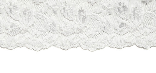 Wall Mural - White lace border