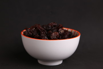 Wall Mural - food, black raisins from Spain