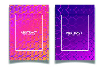 Fototapete - covers design. Geometric halftone gradients. for brochure & flyer cover design.