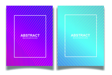 Fototapete - covers design. Geometric halftone gradients. for brochure & flyer cover design.