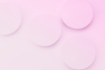 Poster - round column shape background 