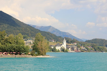 lakeside mountain village