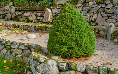 Wall Mural - idyllic garden scenery