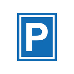 parking icon design vector logo template EPS 10