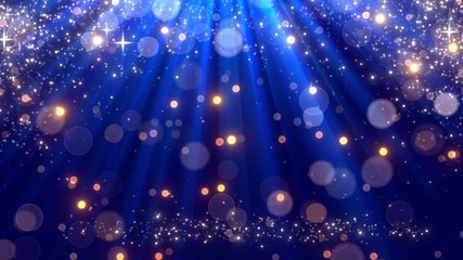 Wall Mural - blinking lights blue stage background stylish