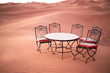 Restaurant in der Wüste - Dinner 