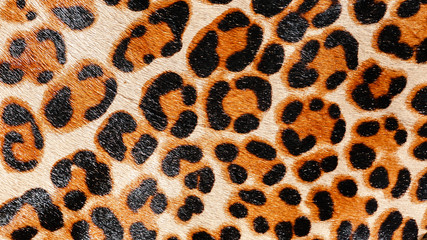 Leopard fur background detail texture.