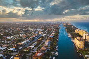 Wall Mural - Aerial of Fort Lauderdale Florida 