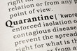 © Feng Yu - definition of quarantine