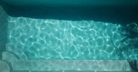 Sticker - Blue water in swimming pool