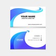 © Arry - Abstract creative wave business card design