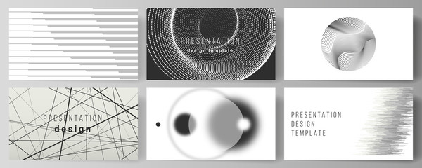 The vector illustration of the editable layout of the presentation slides design business templates. Geometric abstract background, futuristic science and technology concept for minimalistic design.