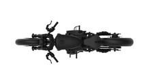 3d Rednering Of A Computer Generated Model Of A Cruiser Motorcycle