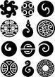 Collection of polynesian symbols and designs
