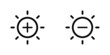 Brightness Vector Icons