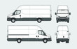 © Bobrucco - vector illustration of a cargo van