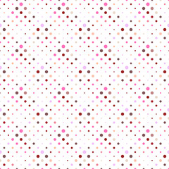 Poster - Seamless geometrical dot pattern background - colorful abstract vector design from dots