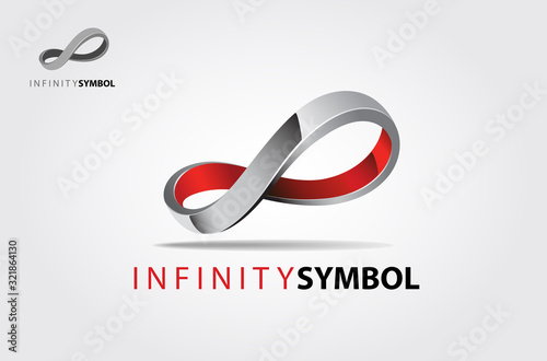 Infinity Vector Logo Template Tableau sur Toile