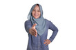 © airdone - Muslim Businesswoman Offering Hand Shake
