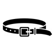 © deny - belt icon vector