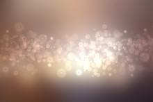Abstract Gradient Brown Violet Purple Background Texture With Blurred Bokeh Circles, Lights And Glittering Stars. Space For Design. Beautiful Backdrop.