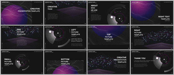 presentation design vector templates, multipurpose template for presentation slide, flyer, brochure 