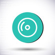 © Stanislav - Disk vector icon , lorem ipsum Flat design