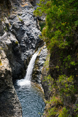 Canvas Print - Frutillar waterfall in Radal 7 cups in the region of Maule Chile