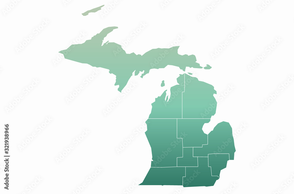 vector line of america map. united states map. usa. us map. united ...