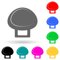 Poster - armchair multi color style icon. Simple glyph, flat vector of furniture icons for ui and ux, website or mobile application