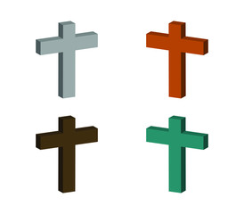 Poster - religious crosses