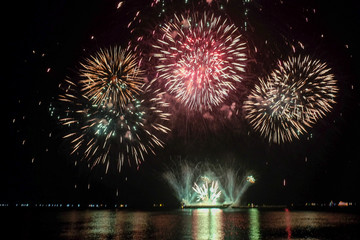 International fireworks festival in Manila, Philippines