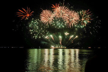 International fireworks festival in Manila, Philippines