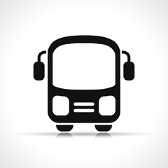 Wall Mural - Vector illustration of bus icon