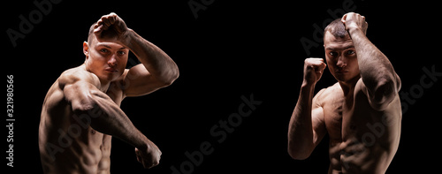 Αφίσα Professional boxer posing in the studio