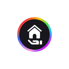 Canvas Print - Home Insurance -  App Icon