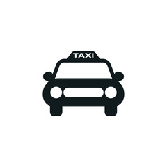 Wall Mural - Taxi icon vector design template