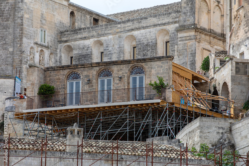 Cuadros en Lienzo Bond apartment from the movie No Time to Die in Sassi, Matera, Italy