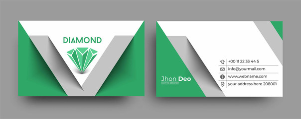 Wall Mural - Business Card - Creative and Clean Modern Business Card Template.
