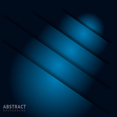 Blue background overlap layer on blue dark for background design. Vector illustration