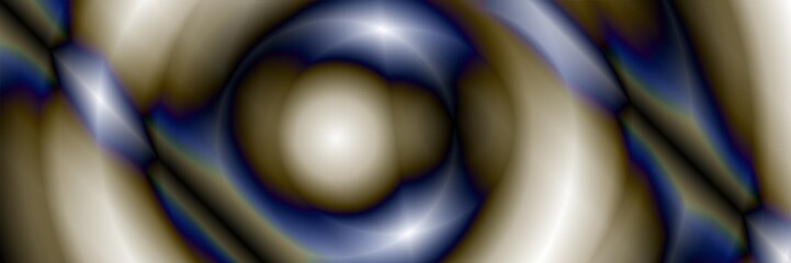 Aufkleber - Digital art, high resolution panoramic abstract 3D objects, Germany